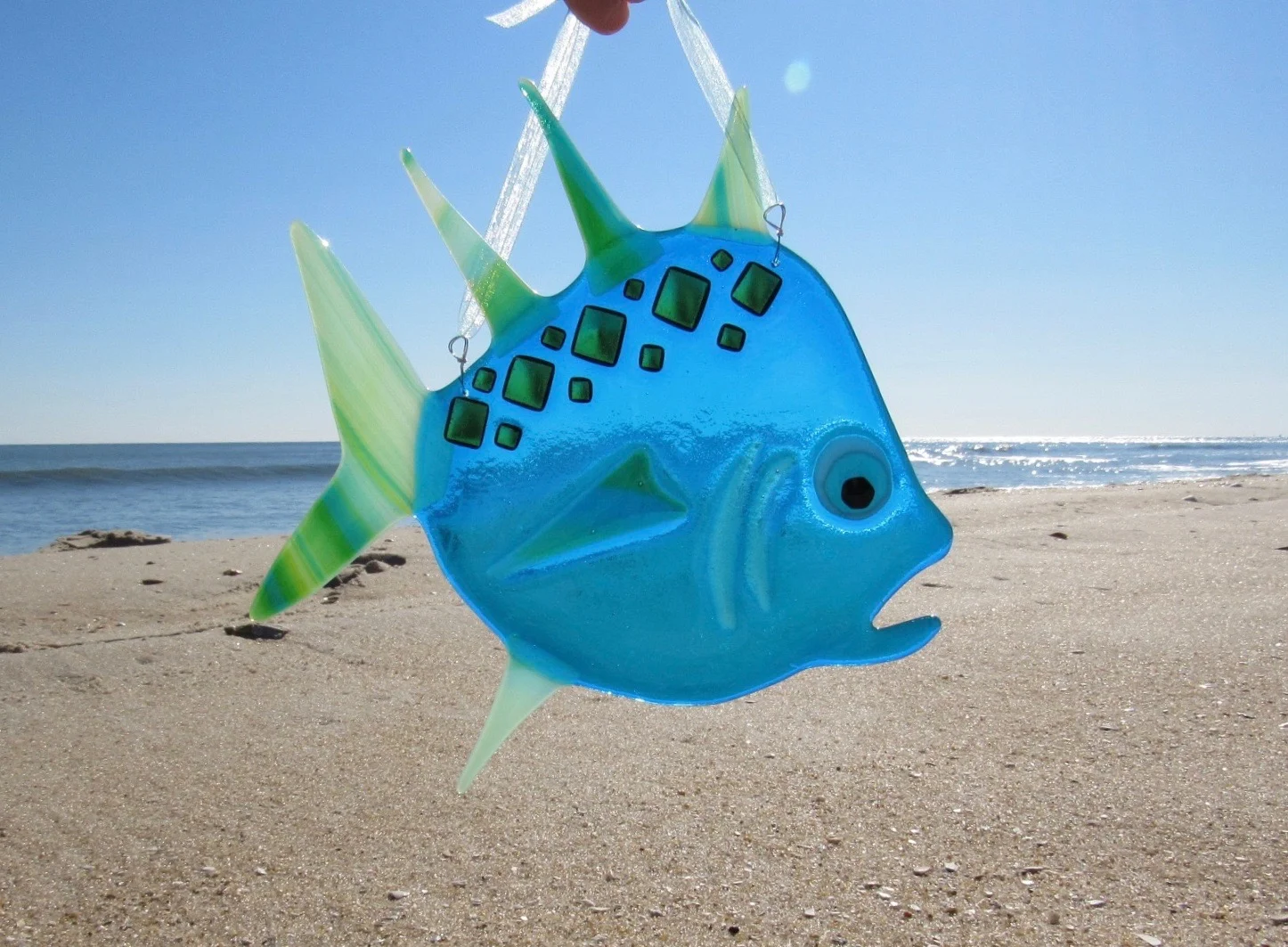 Medium Fused Glass Fish Lighcatcher - Jerry the Fish — SwellColors